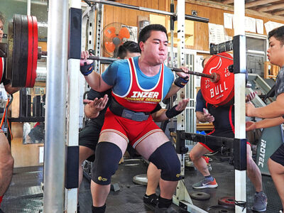 パワーリフ・ベンチプレス選手権　伊仙町で開催