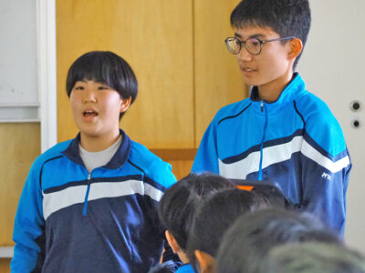 金久中で「日本復帰学習」