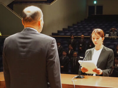 奄美市　転入教職員合同着任式