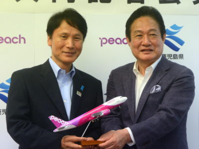 ピーチが成田線、関西線を就航