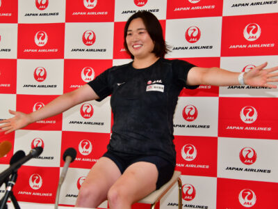 パリ五輪女子やり投げ金メダル北口選手奄美合宿
