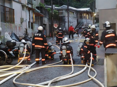 円滑化へ火災防ぎょ訓練
