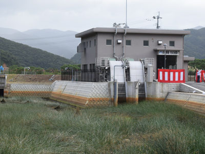 住用地区排水機場が完成