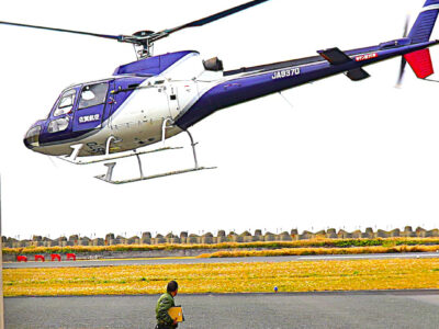 ２回目の航空防除開始