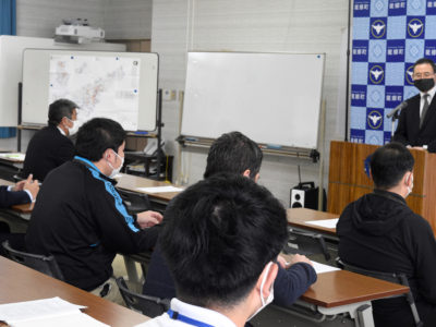 応援大使・田中完氏が講話