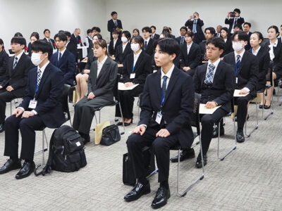 奄美市合同入社式