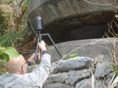 西古見砲台・観測所調査始まる
