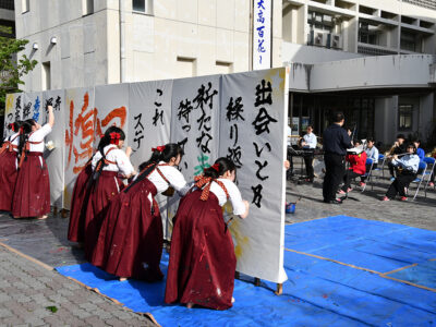 大島高で新入生歓迎パフォーマンス