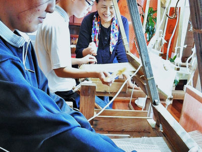 「芭蕉布」継承学習　２年度継続で専念