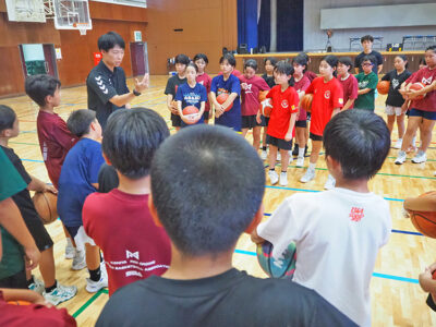 元プロバスケ選手が指導