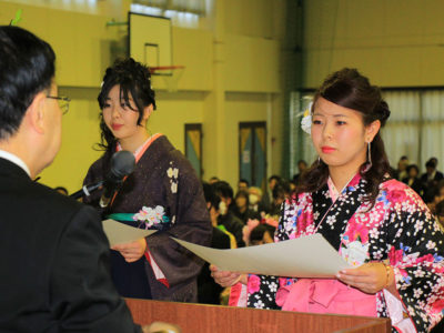 看護福祉専門学校卒業式