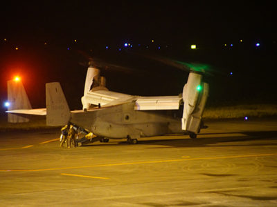 オスプレイまた奄美に