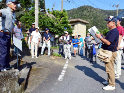 戸口地区で「ふるさと探検隊」