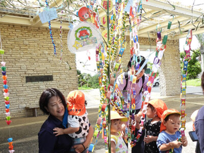 旧暦の七夕、短冊に願い