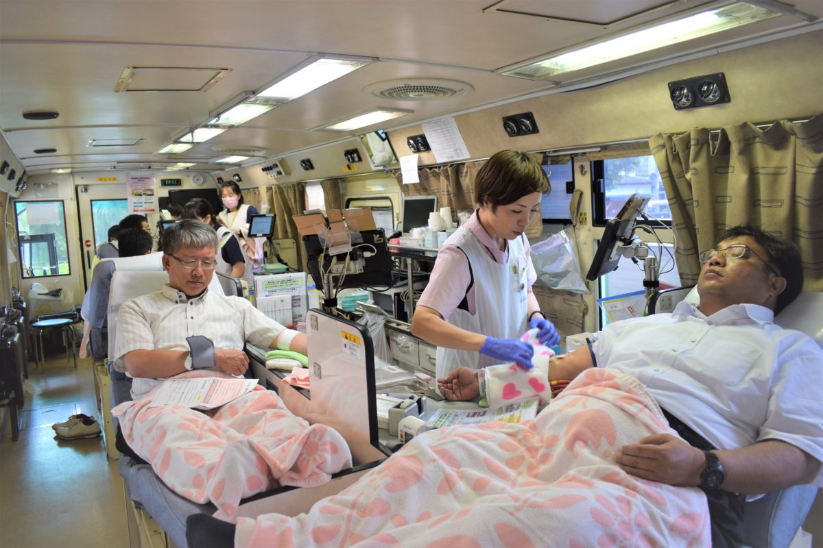 奄美大島地区献血スタート