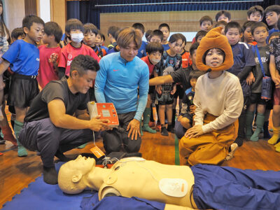 笠利町でスポーツ防災フェスタ