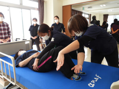 「ボディメカニクス」介護研修