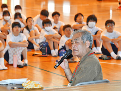 奄美地区地域支え合い協議体、名瀬中で講演