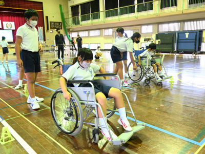 障がい者スポーツを体験