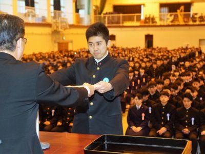 公立高校卒業式