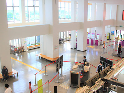 空の玄関・奄美空港閑散