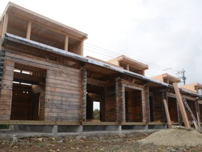 役割終えた仮設住宅再利用