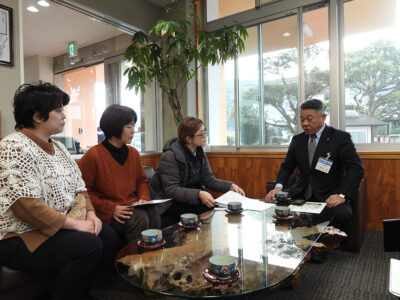 ペット同室避難で要望書