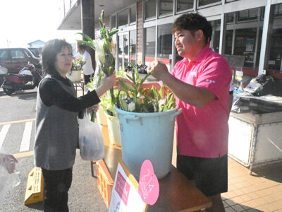 バレンタインに花束を