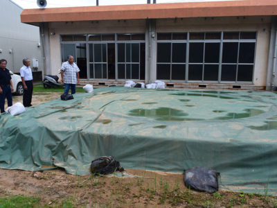 朝仁の相撲櫓再建へ