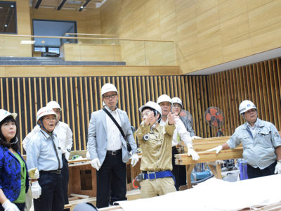 奄美市新庁舎見学会