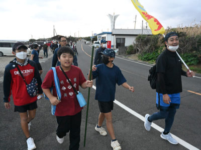 島内一周43㌔に挑戦