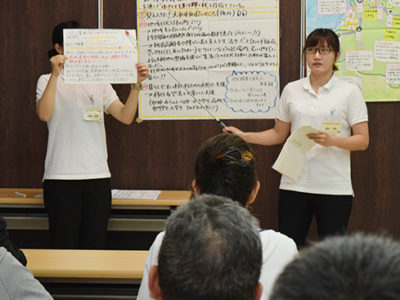鹿大医学部実習生が報告会