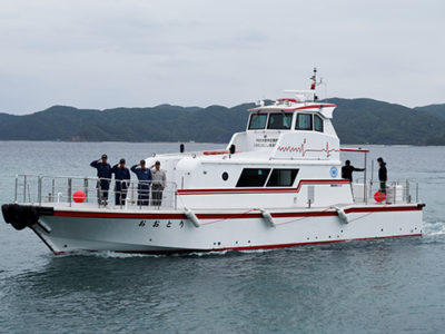 新救急艇「おおとり」が就航