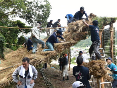 本番控え「ショチョガマ」造り