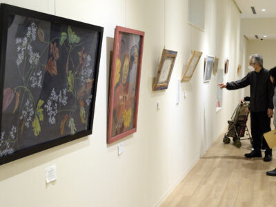 名瀬美術協会展始まる