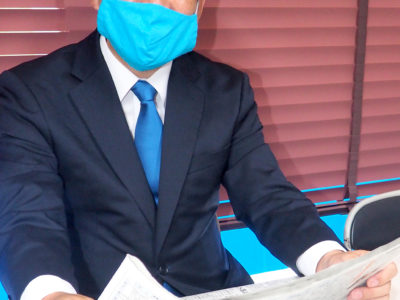 知事選当選者インタビュー　塩田康一氏