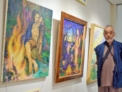 岬さん絵画展始まる