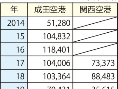 バニラ実績　奄美路線