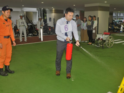 奄美市消防訓練