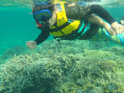 サンゴの大切さ知る