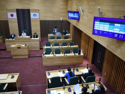 電子表決システムで模擬投票