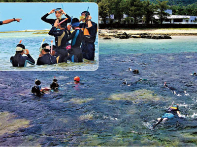 ホームグラウンドを海中散歩