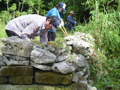 西郷に思い寄せ清掃