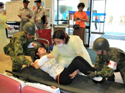 県立大島病院大規模災害訓練