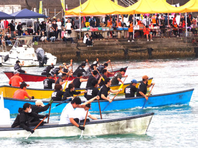 舟こぎフェスにぎわう
