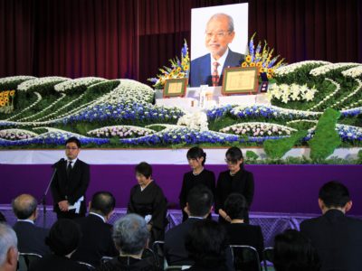 奄美市で保岡氏送る会