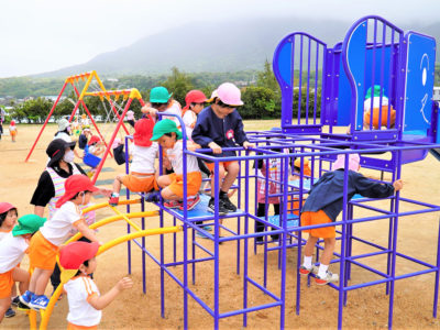 徳之島町母間港　遊具・フィットネス整備