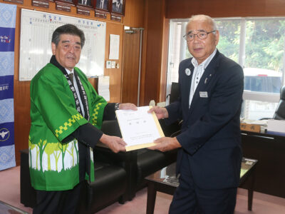 「木材利用促進の日」　５市町村に要望活動