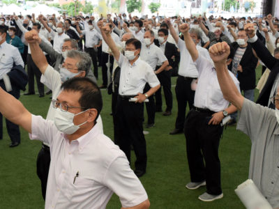 参院選スタート　鹿選挙区５人立候補