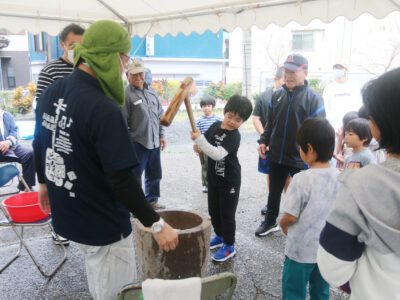 小俣町自治会餅つき